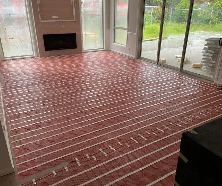 Heated floor under tile sales